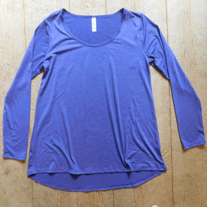 Lularoe Lynnae Solid Soft Dark Purple